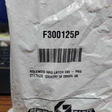 (NEW) Washer SOLENOID MAG LATCH 24V - PKG for Speed Queen F300125P