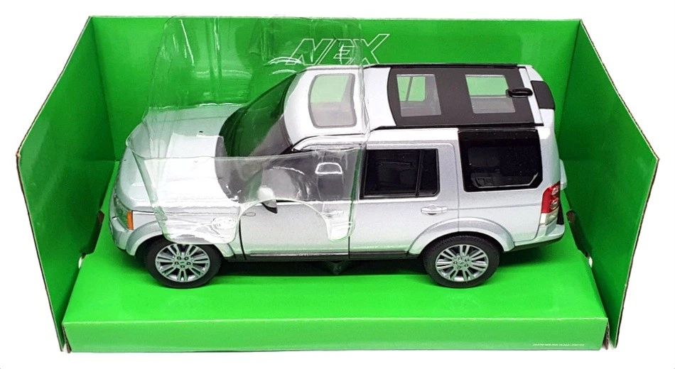 Welly NEX escala 1/24 diecast 24008W - Land Rover Discovery 4 - plateado Foto 4 de 4