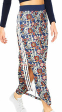 ADIDAS x THE FARM CIRANDERIA FLORAL MAXI SLIT SKIRT - small, limited edition Rio