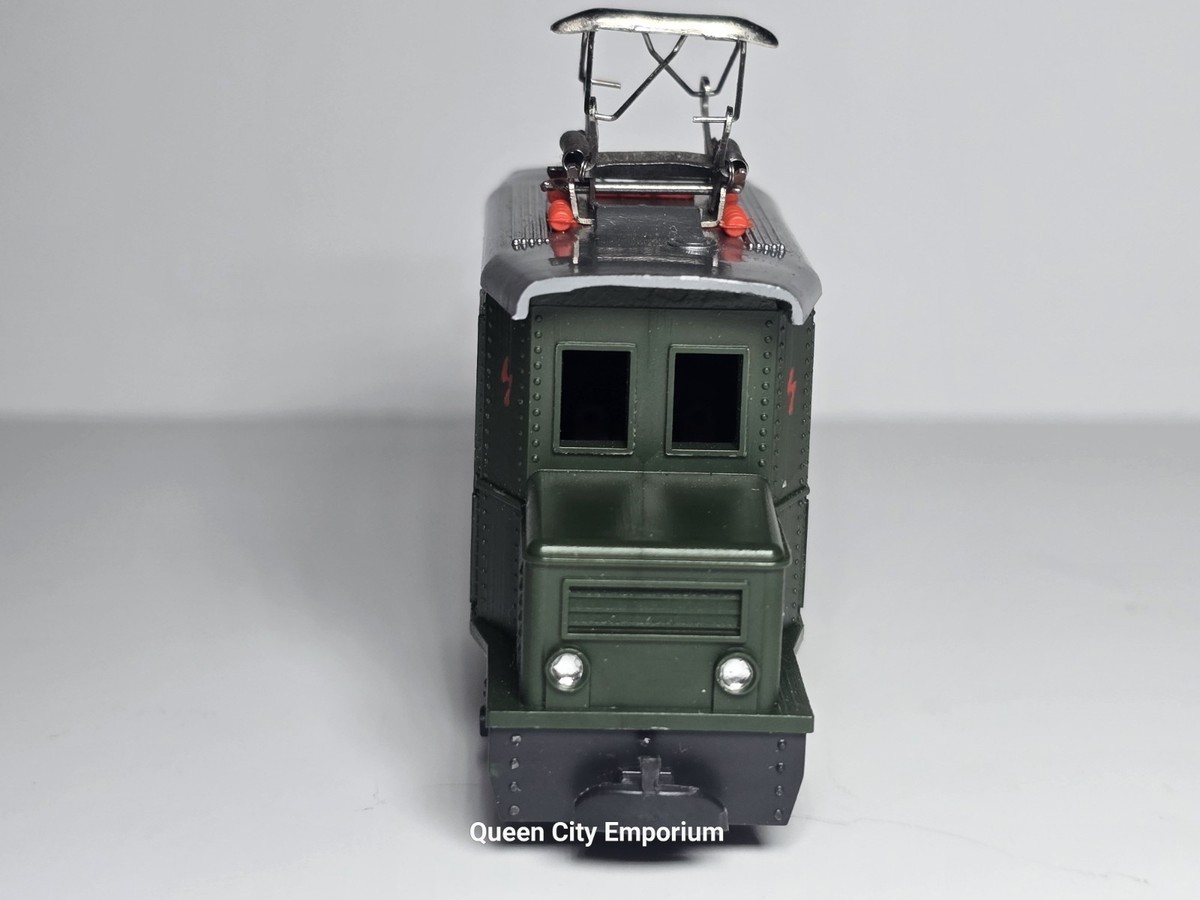 Vintage 1960s Egger-Bahn Green Electric Loco 1003 HO 9 mm Rare HTF