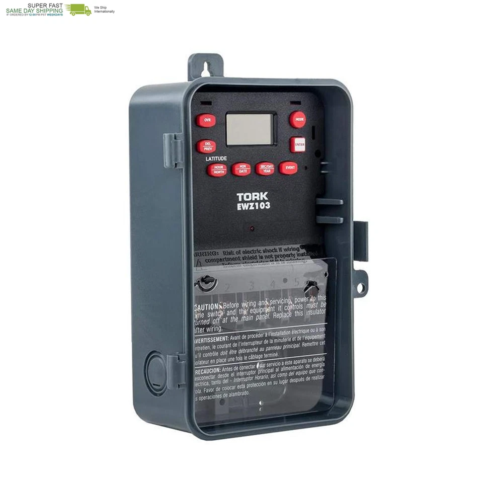 Multipurpose Control Astronomic 7 Day Time Switch, 120-277 VAC Input Supply, 1 C - Image 3 of 4