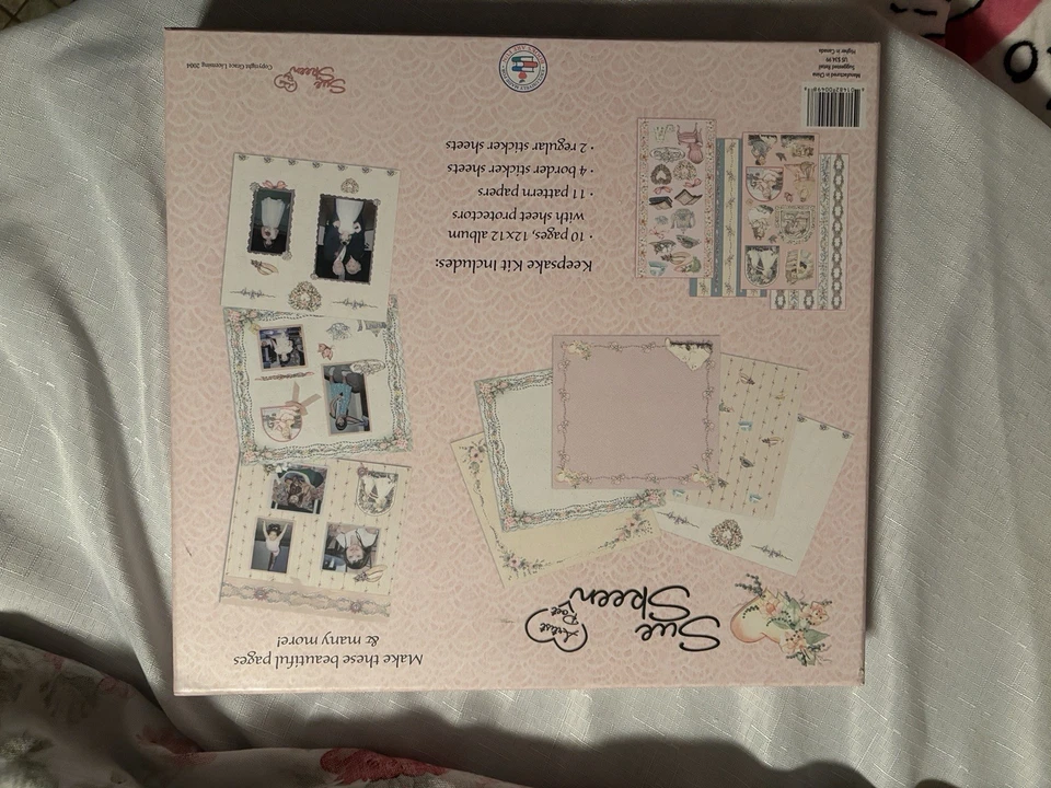 Sue Keen Love Is A Daughter Kit de álbum de recortes Álbum de 12"" X 12", Kit completo Foto 2 de 3