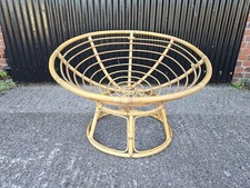 Bamboo Satellite/ Papasan Chair With Base (No Cushion) Original Condition