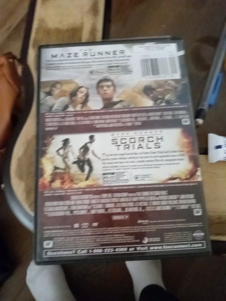 The Maze Runner Double Feature - Widescreen (DVD) Vg - Image 2 of 2