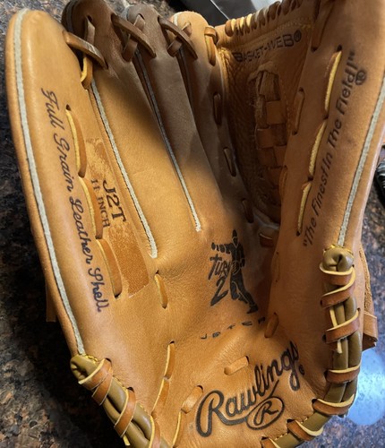 Rawlings J2T 11 Inch Leather Glove Fits Right Hand For A Left Handed Youth - Picture 3 of 5