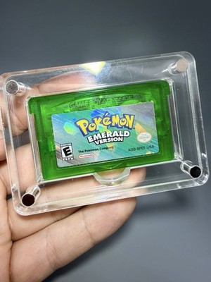 Sehr guter Zustand/NM mit Acryl Case, Original   Neue Batterie   Pokemon Smaragd Gameboy Advance