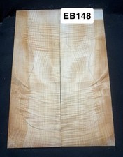 Exotic Flame maple carve-top 1.1" thick figured book matched kiln dried