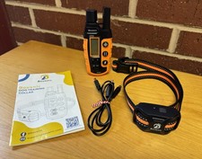 Bousnic RS2 Dog Training Collar Orange Black LCD Screen Rechargeable Waterproof