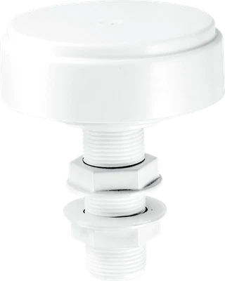 Mcalpine R31 .75" Screened Tank Breather Design Prevents Debris & Insects, White