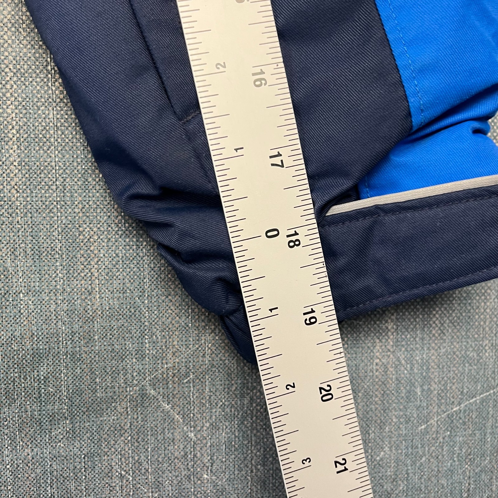 Columbia Omni-Tech Boys Jacket Size L (1416) Blue Waterproof Breathable Hooded thumbnail 12