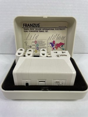 Franzus Travel Smart FR-1750E Dual Wattage World Voltage Converter Kit