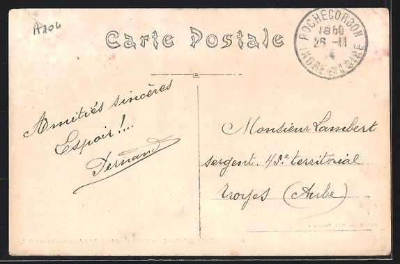 Old postcard Rochecorbon, Habitations Iroglodytes dans les hillsides 