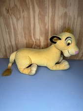2002 Disney Lion King Simba Plush Large Stuffed Animal Hasbro