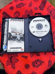 Sega Saturn PA Game Andretti Racing Very Good Condition .