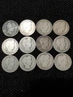 (12) Count Barber Silver Quarter Mixed Lot 1895-1916 (10P) (1S?) (1D)