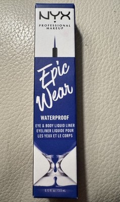 NYX Epic Wear Waterproof Eye & Body Liquid Liner in SAPPHIRE BLUE - New in Box