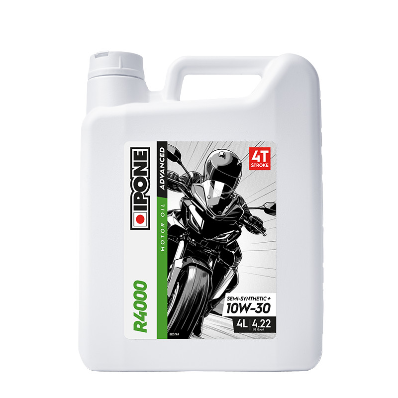 Huile moto IPONE R4000 RS 10W30 pour l'entretien régulier de votre deux-roues