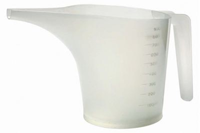 Funnel Measuring Pitcher, Plastic, 3.5-Cups - 3040