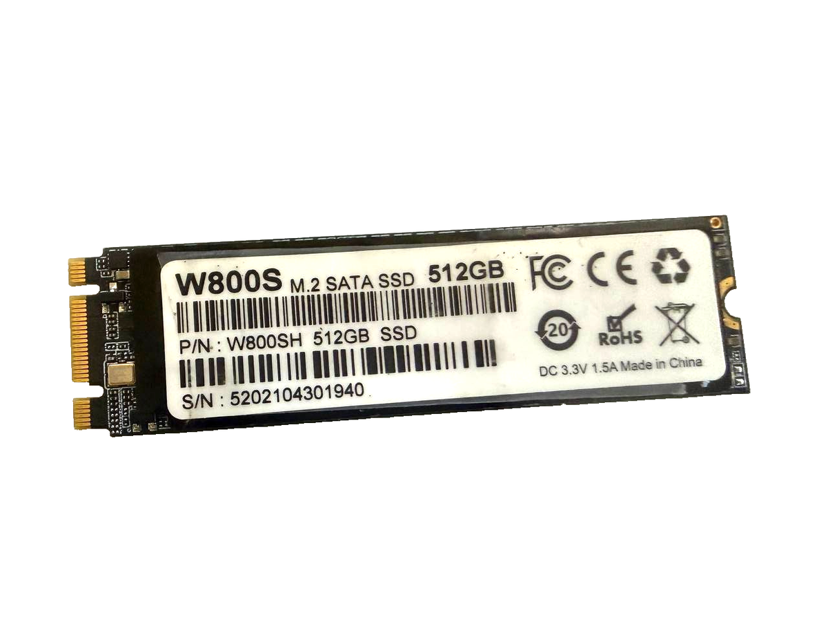 Gateway GWTN141-10BL W800S 512GB M.2 SATA SSD Solid State Drive