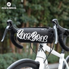 ROCKBROS Bike Handlebar Bag,Bicycle Front Frame Storage Roll Bag Crossbody Sling