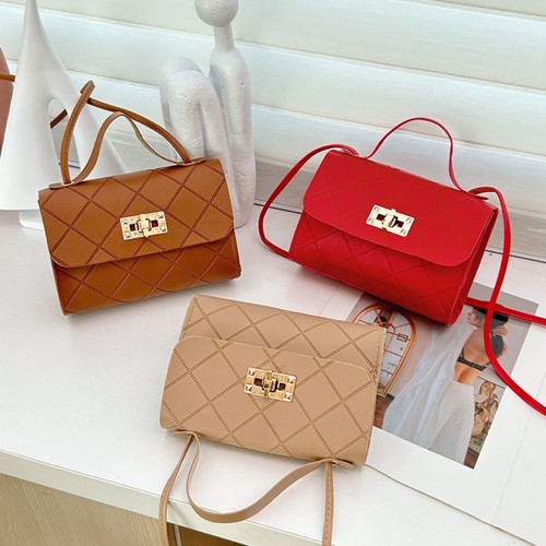 PU Leather Korean Shoulder Bag 6 Colors Travel Storage Handbags Women Girls