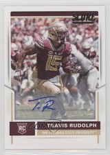 2017 Score Rookie Signatures Travis Rudolph #338 Auto 9u7