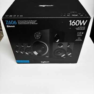 Logitech Z606 5.1 Surround Sound Bluetooth Speaker System 160W Complete