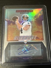 2025 Panini Rookies & Stars Derek Carr  Airborne Silver Signatures #/99 Saints