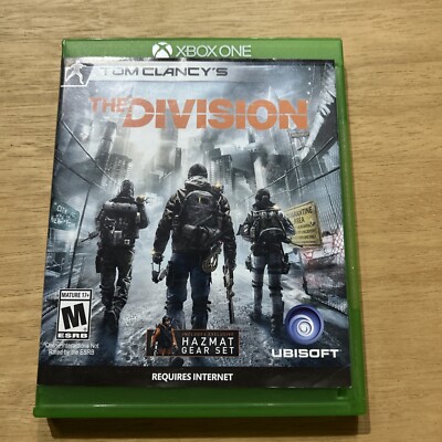 Tom Clancy's The Division Xbox One, Disc And Case.