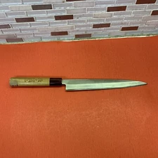 Japanese Sashimi Sushi Chef's Kitchen Knife Single edged 8" Blade  Japan