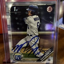 Michael Massey Auto 2020 1st Bowman Royals