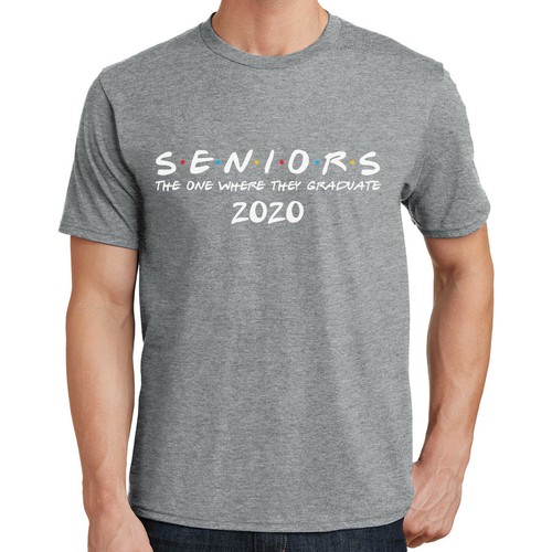 Camisetas Senior Graduation 2020 The one where the Graduate Friends Style 2630 - Imagen 6 de 11