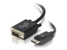 C2G 54332 DisplayPort Male to VGA Male Active Adapter Cable, TAA Compliant, Blac