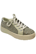 Steve Madden Women's Blade-R Platform Sneakers Rhinestone