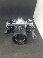 Canon AE-1 Program 35mm SLR Camera FD 35-70mm f3.5-4.5 Macro Lens Film TESTED