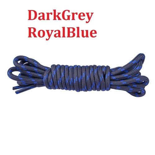 ROUND Heavy Duty Hiking Shoelaces 120/140cm Work Boot Sport Shoe Laces Strings - Picture 13 of 27