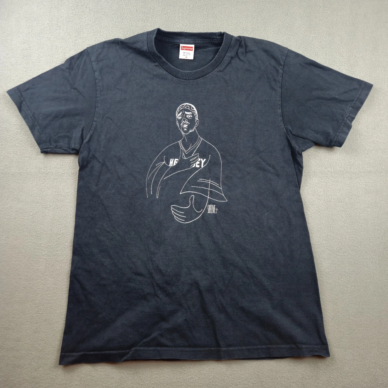 T shirt Supreme SS18 Prodigy taille M streetwear patineur coton noir authentique USA