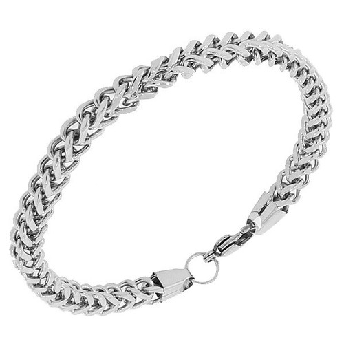 Stainless Steel Mens Franco Link Chain Necklace and Bracelet Set eBay