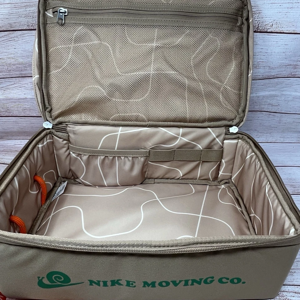 Nike Moving Co Shoe Box Bag Hemp/SafetyOrange/StadiumGreen DV 5649-200 12L - Image 3 of 4