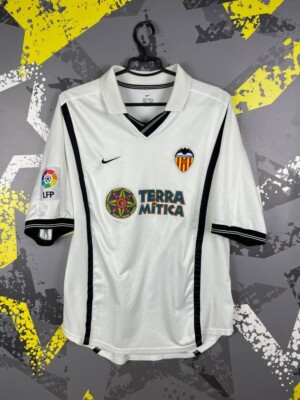 Mendieta Valencia Jersey Home football Soccer shirt 2000 - 2001