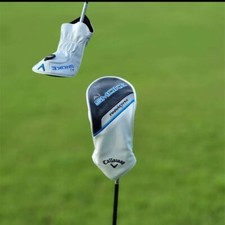 New 2024 Callaway Paradym Ai Smoke Driver Wood Hybrid UT Head Cover Black&White