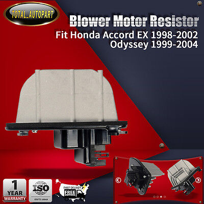 OE Spec HVAC Blower Resistor Motor Front Fits Accord 1998-2002 Odyssey 1999-2004