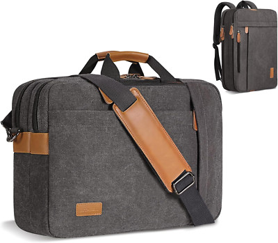 ESTARER 3 in 1 Computer Bag for Men, 17-17.3 Inch Laptop Messenger Bag 