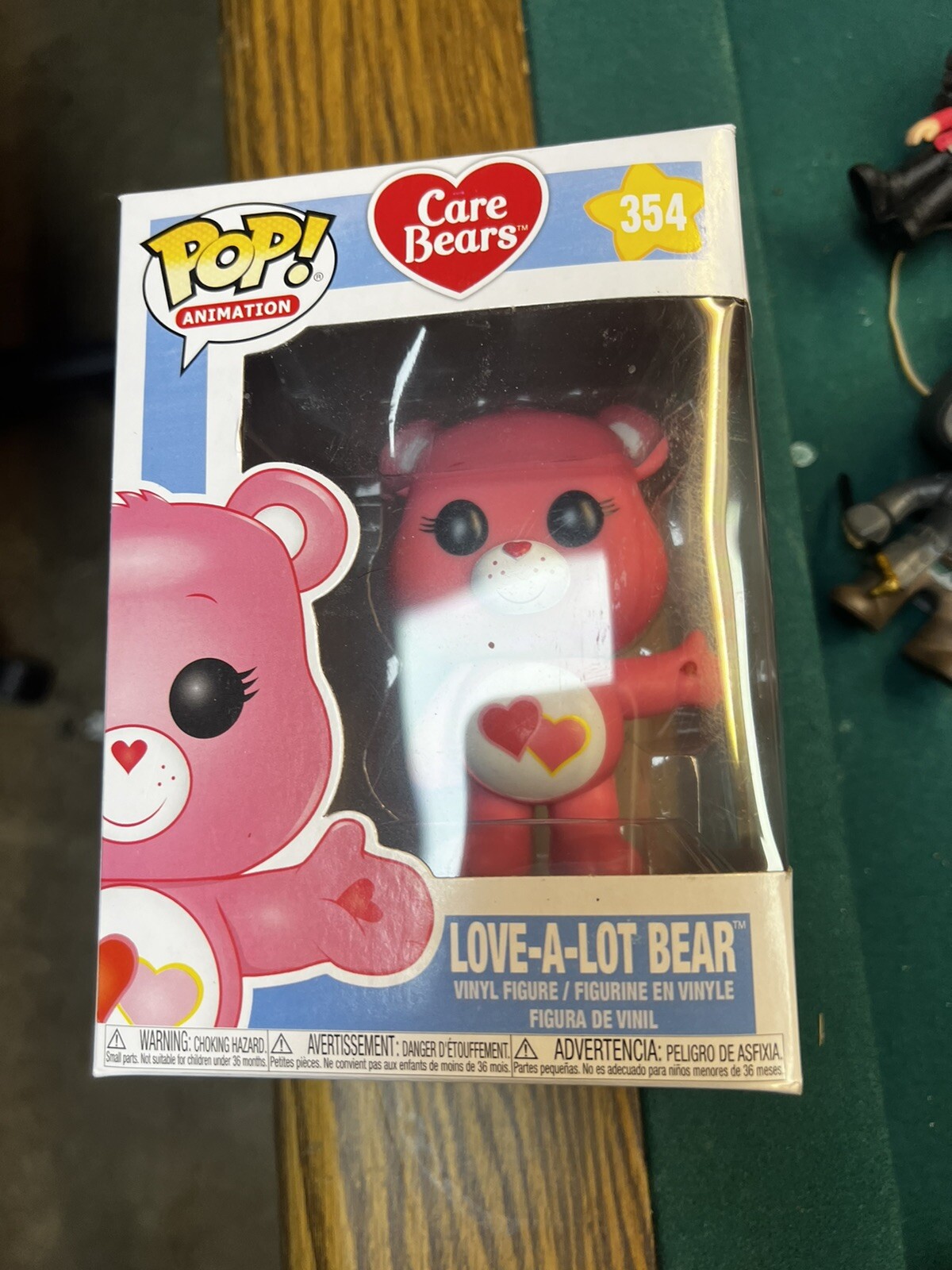 Funko Pop! Care Bears Pink Love A Lot Bear #354 Vinyl Figure - Minor Box Wear