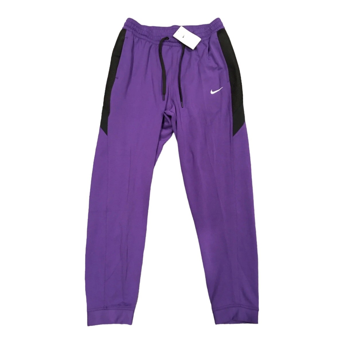 Nike Dri-Fit Showtime Basketball Pants Purple Black Lakers