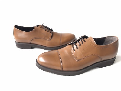 a.Testoni Cap Toe Derby. Size 10.MSRP:$380.00