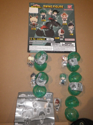 My Hero Academia Swing Figure - Pick One -  Bandai Capsule Toy  Gashapon - New