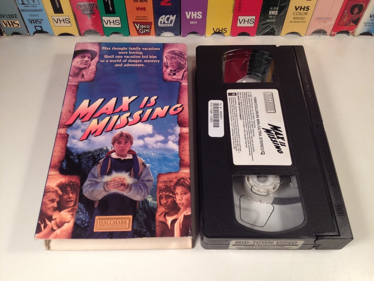 * Max Is Missing TV Movie Family Adventure VHS 1995 Lane Toran Peru Incan Ruins * Max Is Missing TV Movie Family Adventure VHS 1995 Lane Toran Peru Incan Ruins