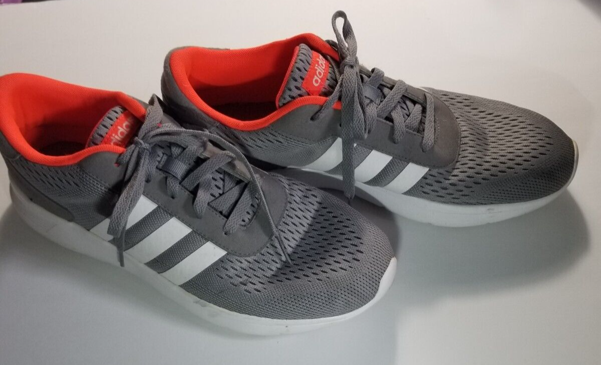 SAOLA Adidas Scarpe Uomo Sneakers US Taglia 11 Lite Racer Grigio Solare F98926 Running