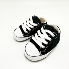  NEW INFANT CONVERSE Chuck Taylor ALL STAR CRIBSTER Canvas Black 865156C 